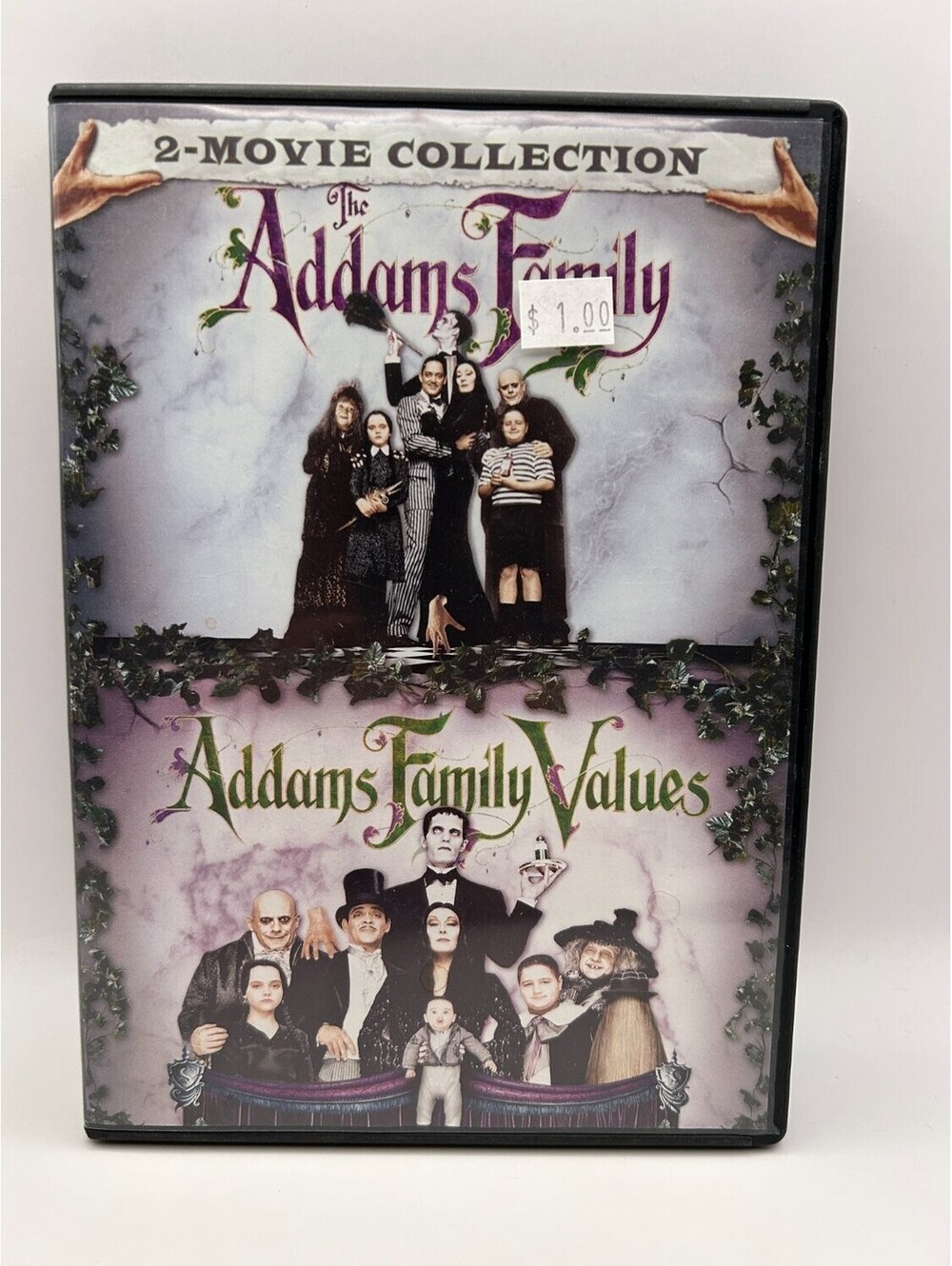 The Addams Family DVD 2-Movie Collection 1990s Comedy Region 1 2017